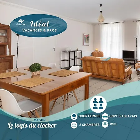 Le Logis Du Clocher - 2 & Jardin Pres De Blaye - Chelona'loc Saint-Androny