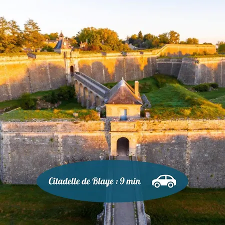 Le Logis Du Clocher - 2 & Jardin Pres De Blaye - Chelona'loc Saint-Androny